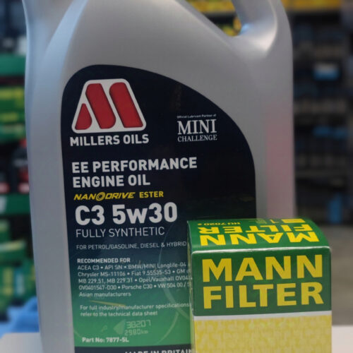 Millers Oils EE Performance 5 l 5W-30 ZESTAW+ FILTR MANN VW AUDI SKODA SEAT