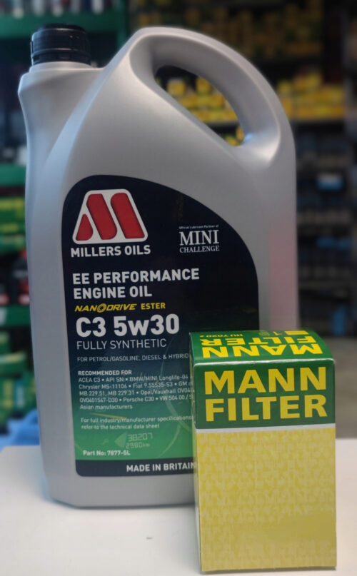 Millers Oils EE Performance 5 l 5W-30 ZESTAW+ FILTR MANN VW AUDI SKODA SEAT