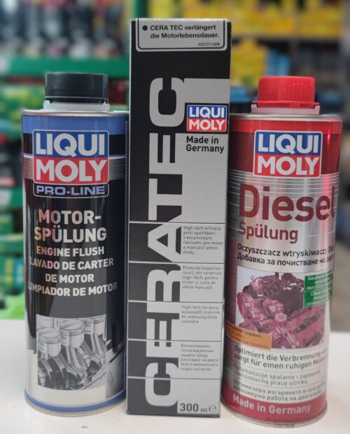 LIQUI MOLY ZESTAW Diesel Ceratec Płukanka Oczyszczacz Wtryskiwaczy