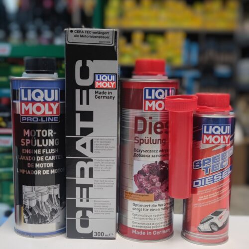 LIQUI MOLY ZESTAW PREMIUM DIESEL Ceratec Płukanka Wtryskiwacze Speed Tec