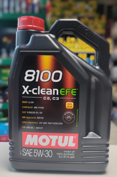 Motul 8100 X-CLEAN EFE C2/C3 5w30 5L