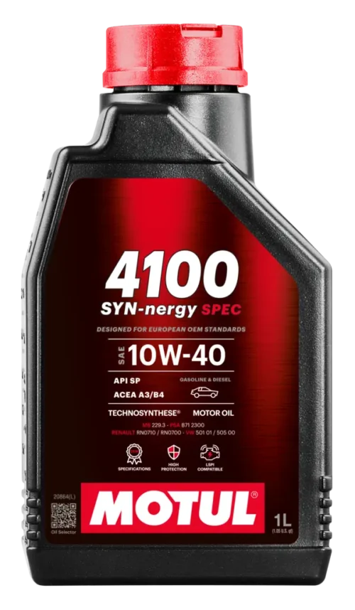 MOTUL 4100 SYN-NERGY SPEC 10W-40 1L